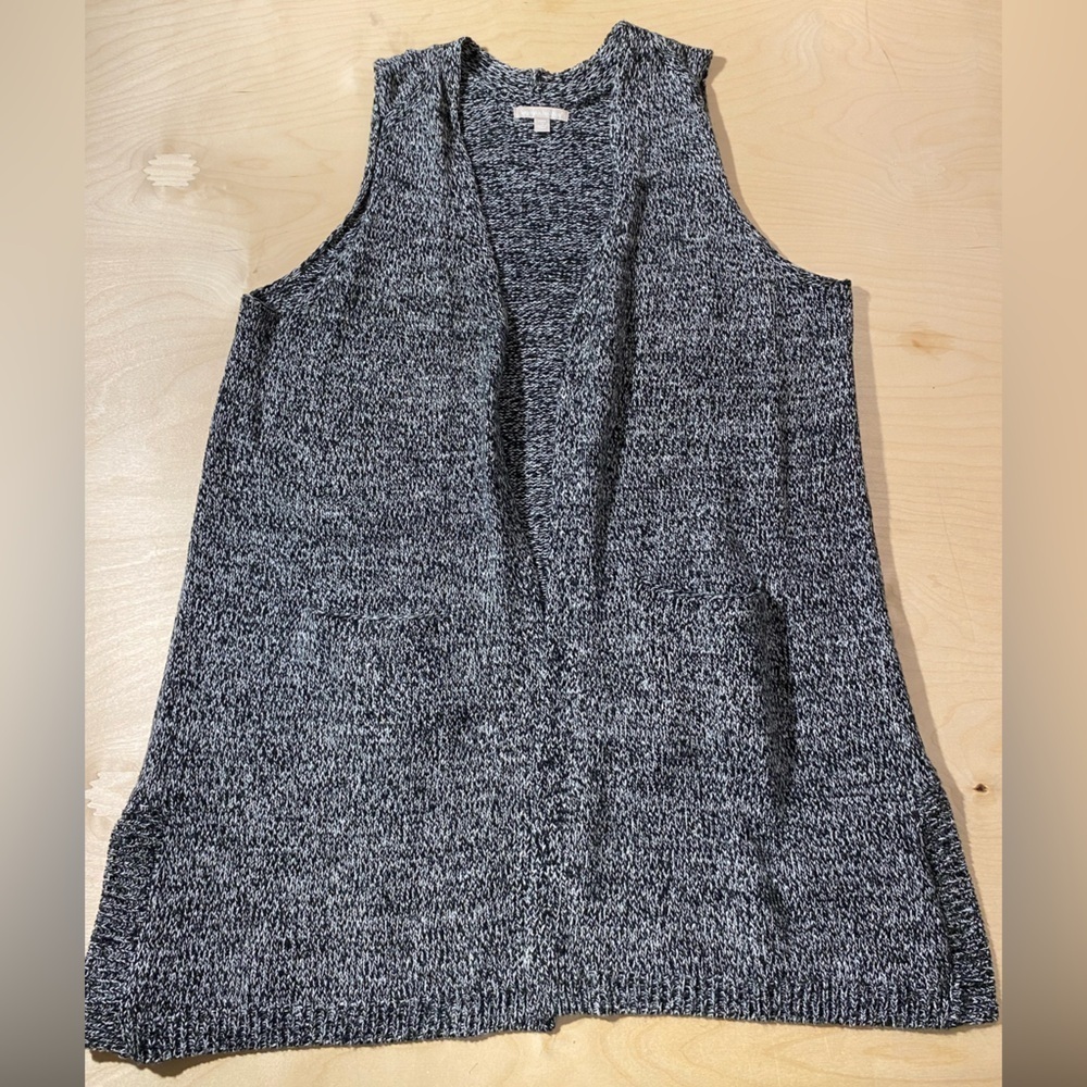 Woman Within Gray Cardigan Sweater 1X (22/24) (ND)